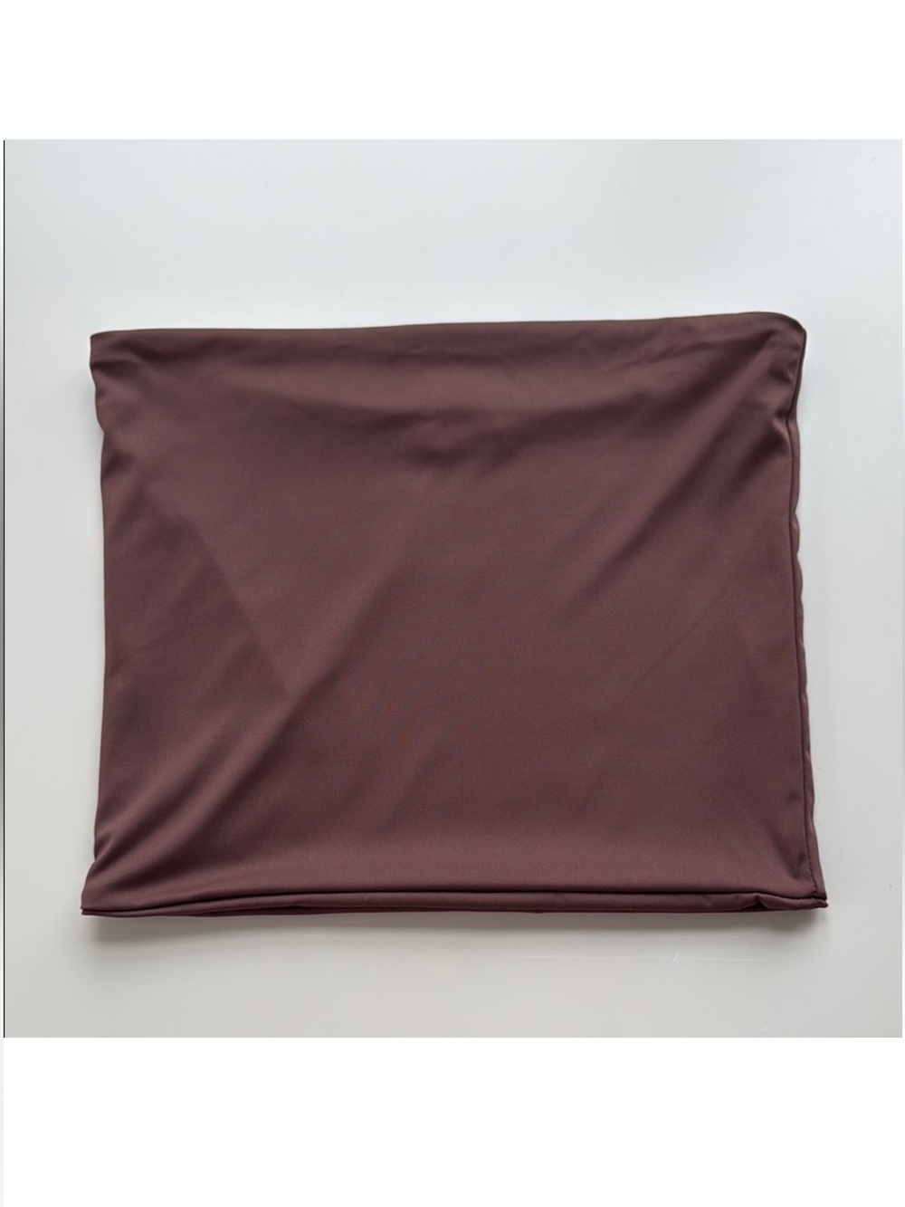 Zara Brown Elastic Bandeau/Tube Top - Size L